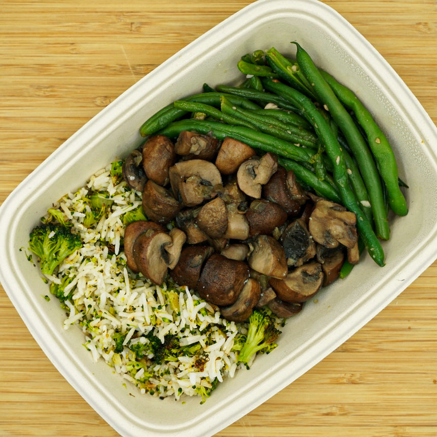 Mushrooms w/ green beans