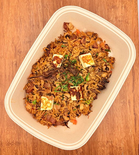 Baião de Dois (brazilian rice and beans)