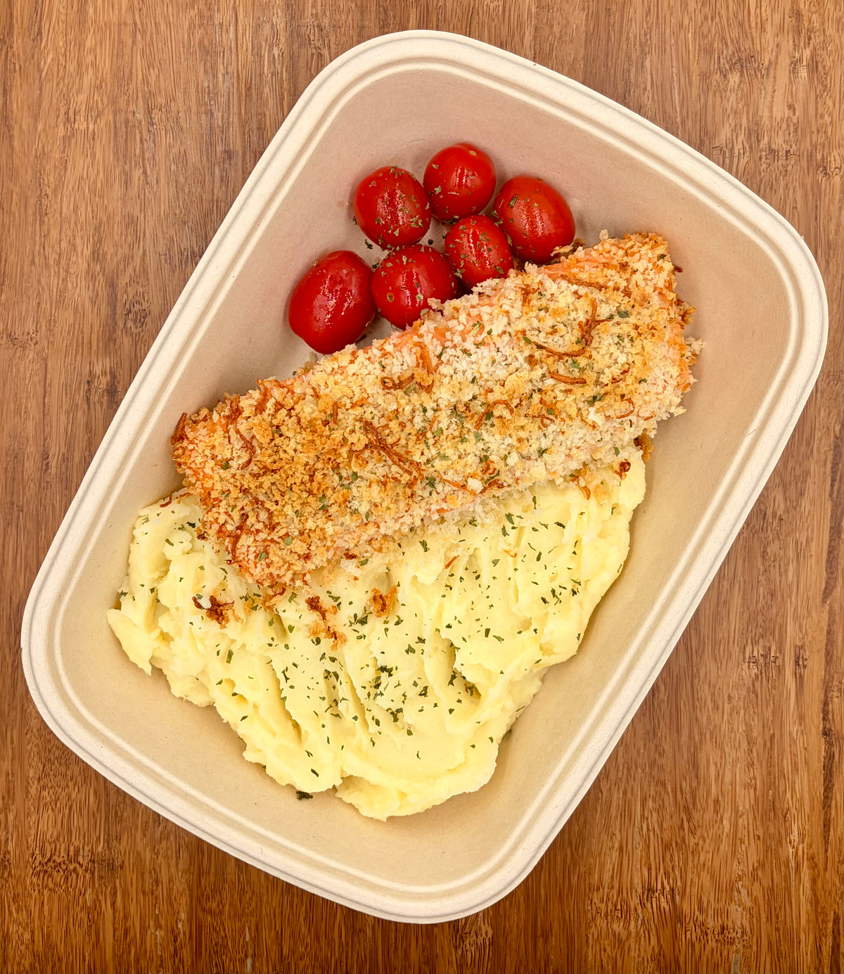 Panko-Crusted Salmon