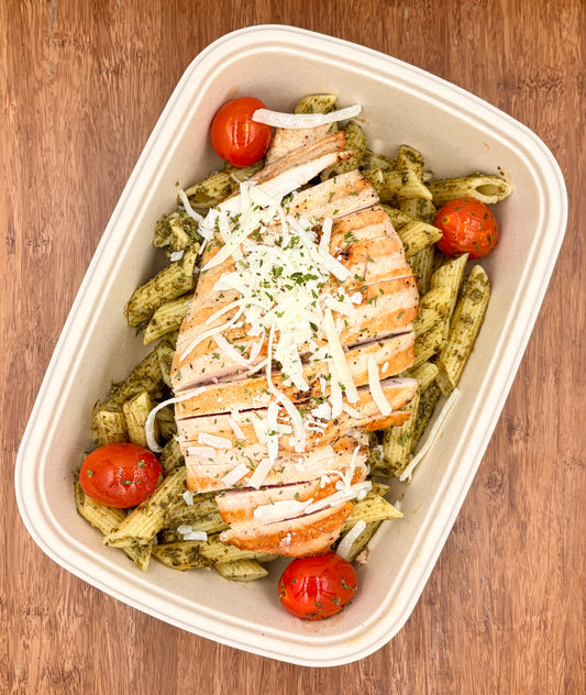 Grilled Chicken w/ Pesto Penne