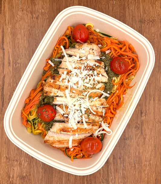 Grilled Chicken w/ Pesto Penne