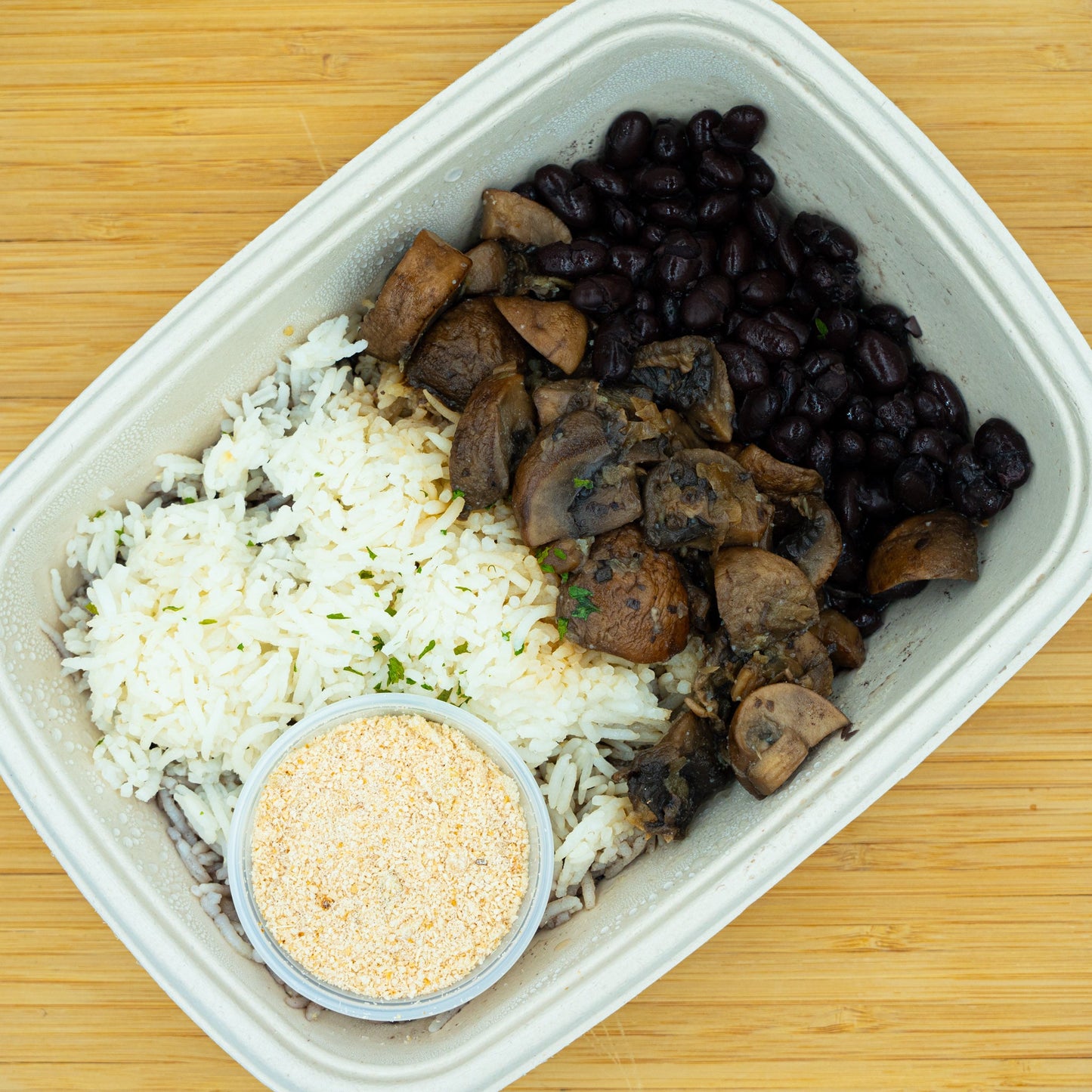 Feijão com Cogumelos